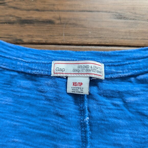 4/$25 Gap tank top heathered blue size XS - Picture 6 of 9